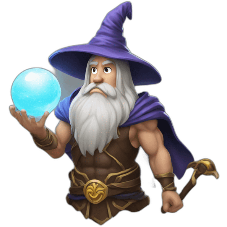 muscular-wizard-pondering-orb emoji