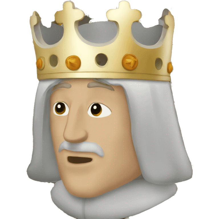 King baldwin IV with his mask emoji