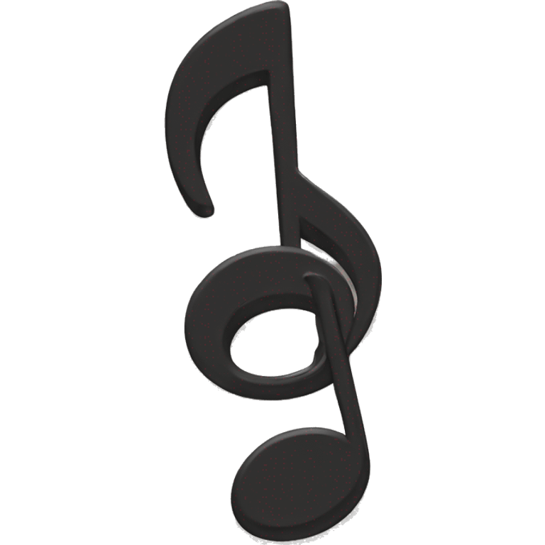 Musical note emoji