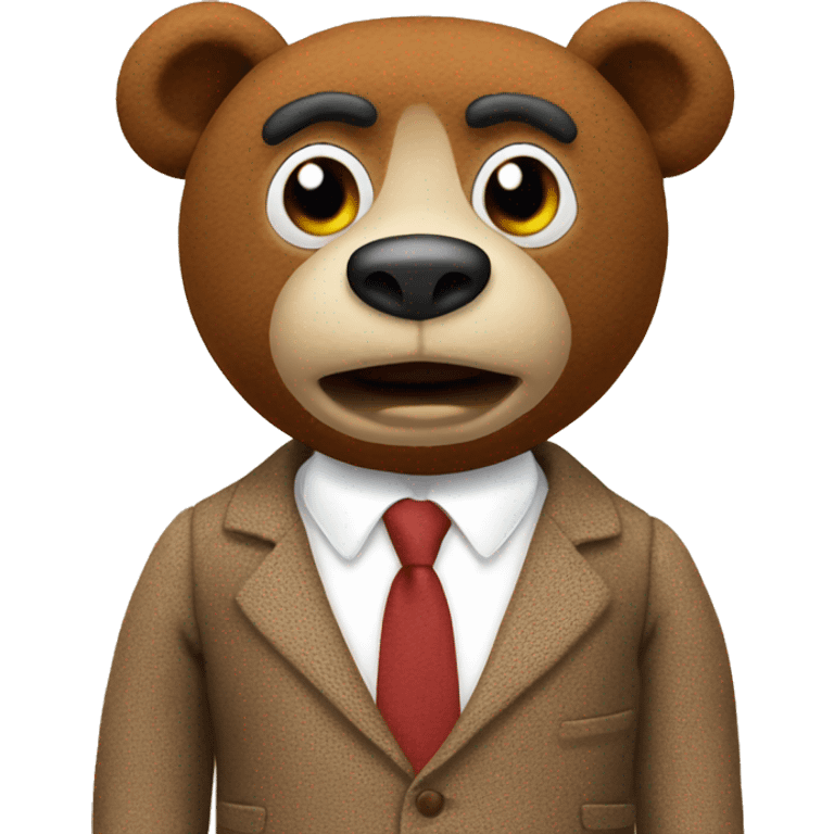 mr bean teddy bear emoji