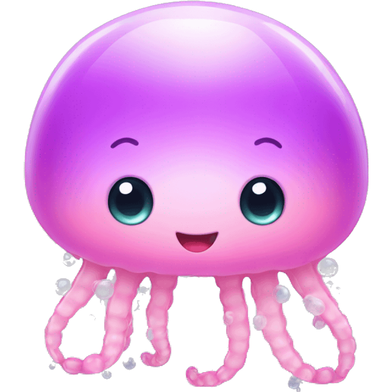 cute kawaii baby jellyfish emoji