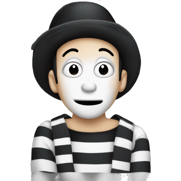 Mime in prison emoji