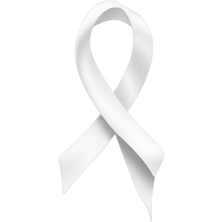 White ribbon emoji