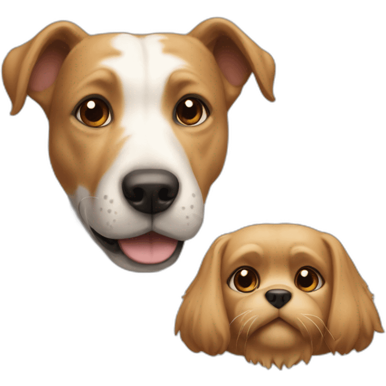 Chien et chat emoji