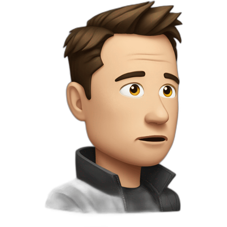 elon musk sad emoji