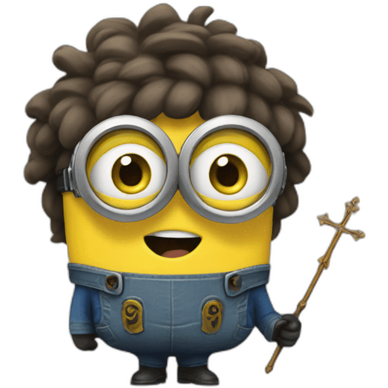 minion swearing allegiance to God of religion of peace emoji