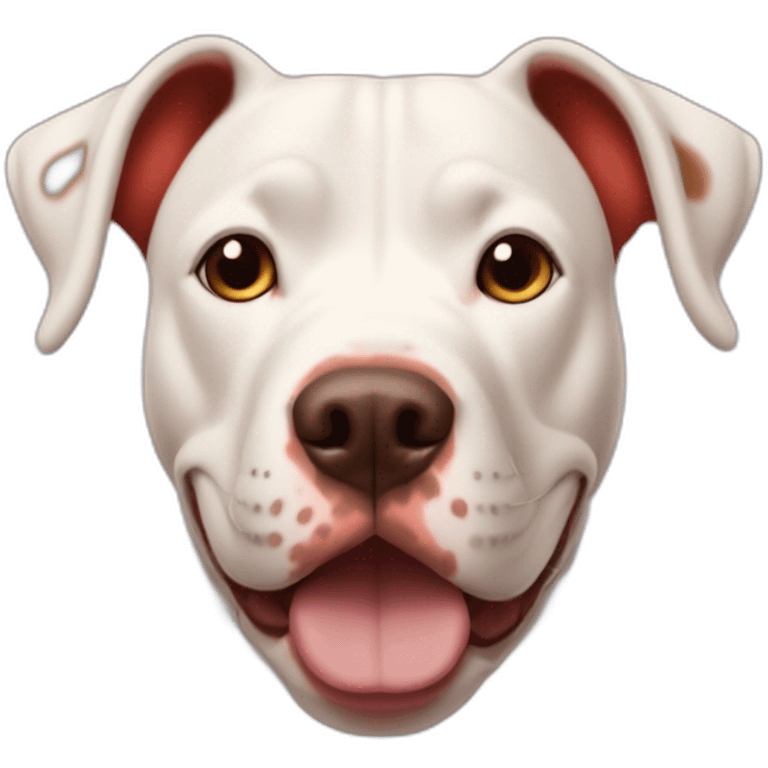 Clifford the big red pit bull emoji