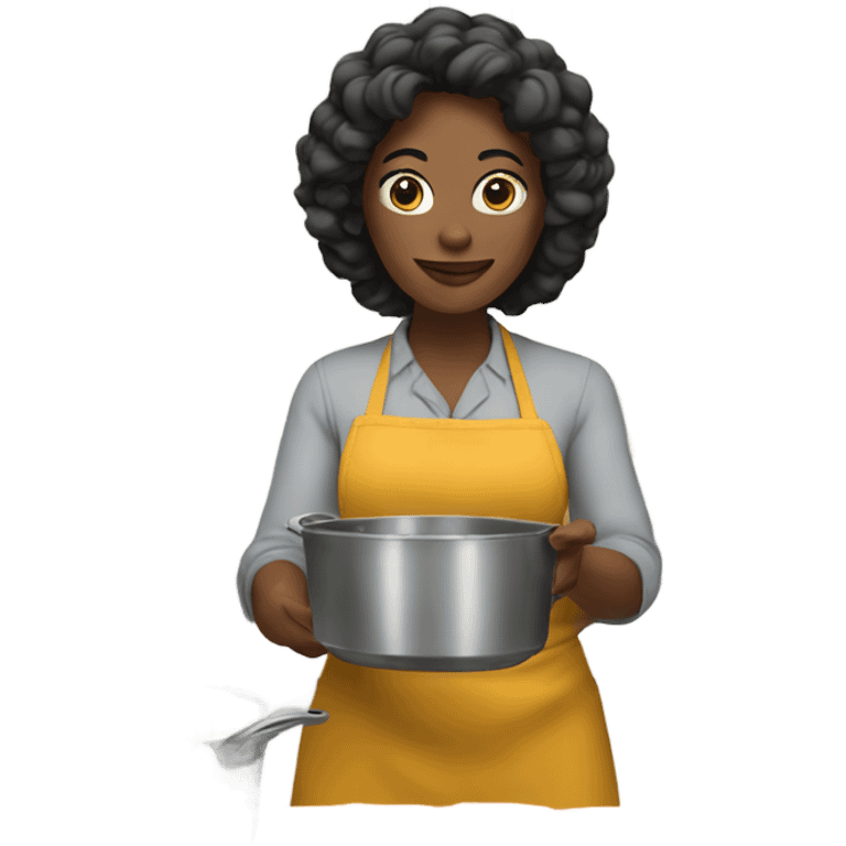 Wife make supper emoji