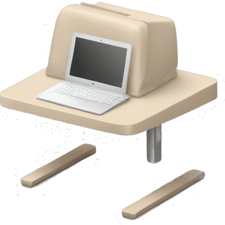 laptop stand beige emoji