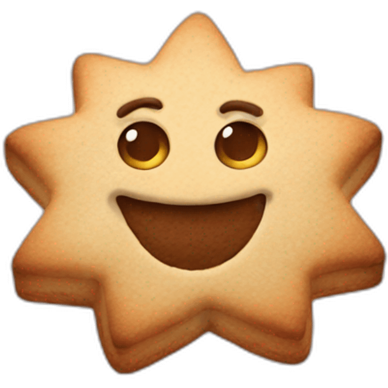 Cookies in star form emoji