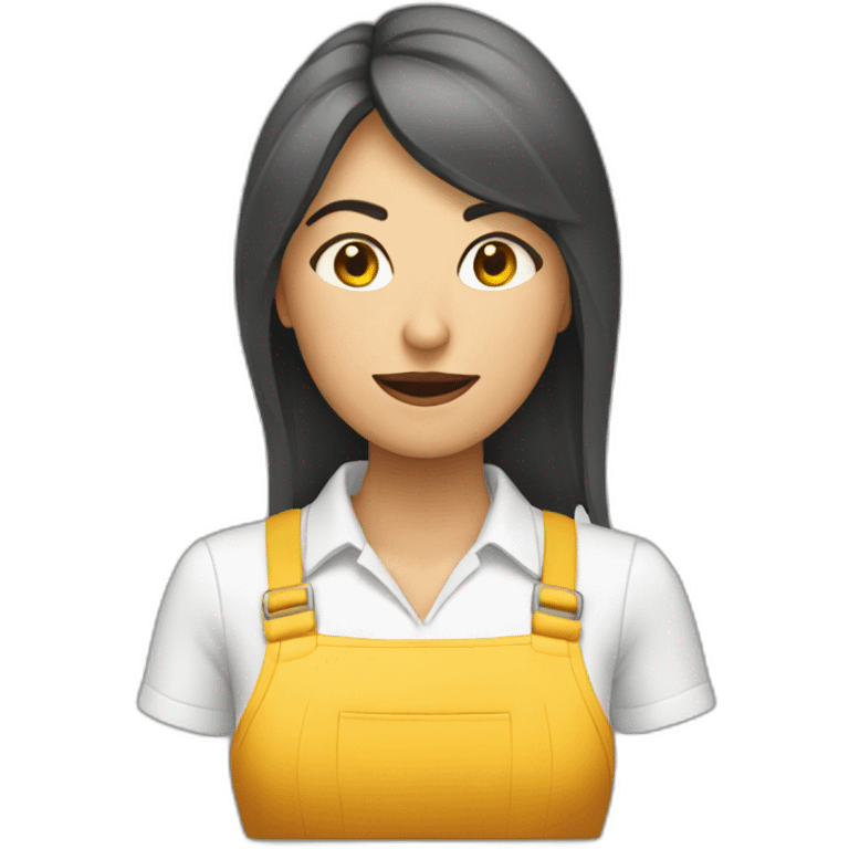 Mujer haciendo trucos von humo emoji