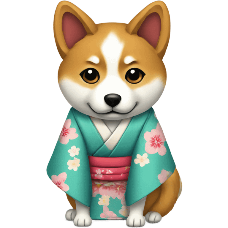 Shibainu kimono emoji