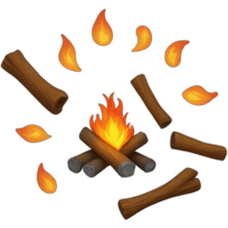 Campfire emoji emoji