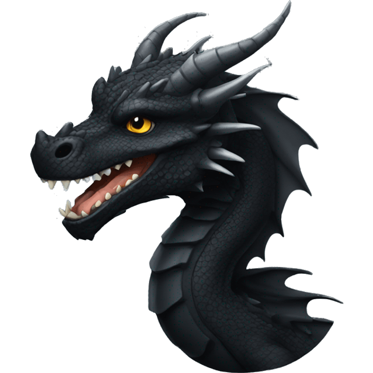  Black Dragon  emoji