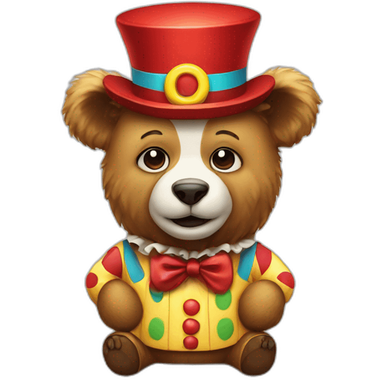 clown bear in audi emoji