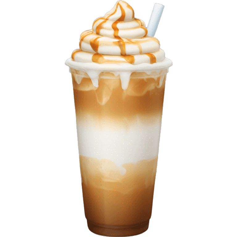 Iced Caramel Latte  emoji