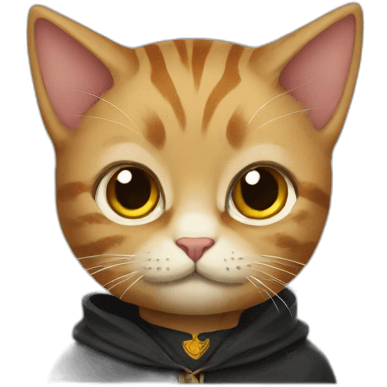 cat in a harry potter costume emoji