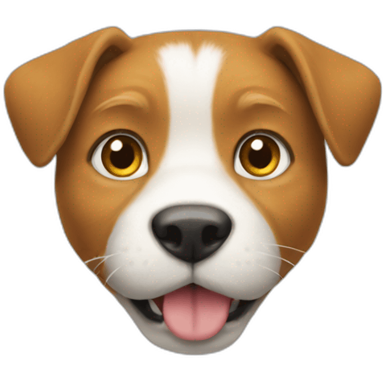 Un chat avec un chien emoji