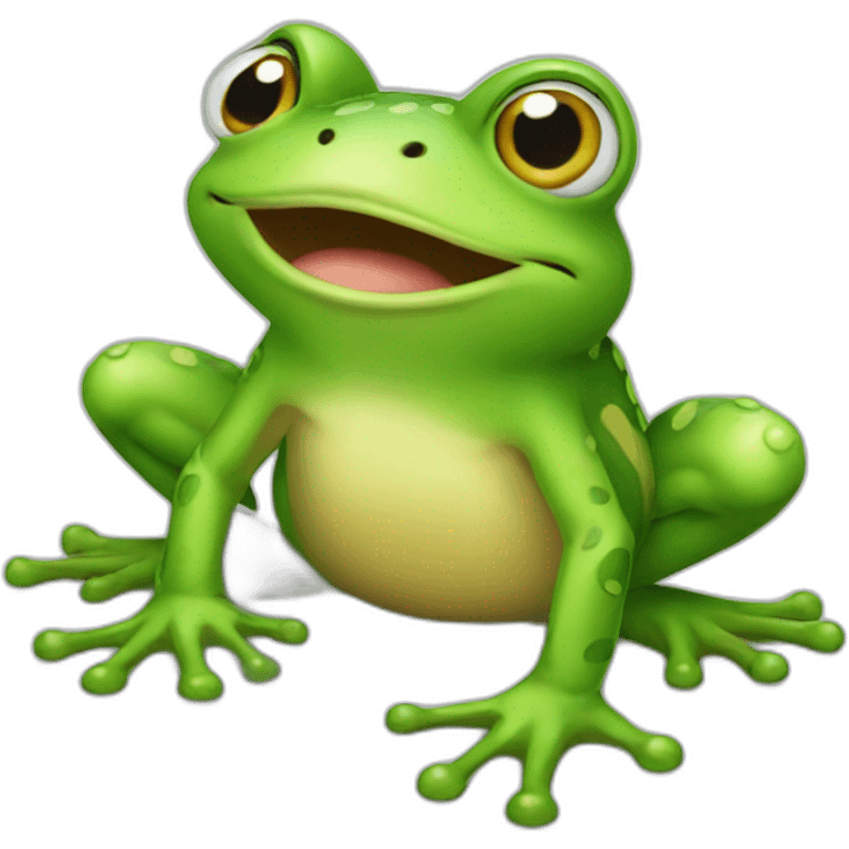 Yay frog emoji