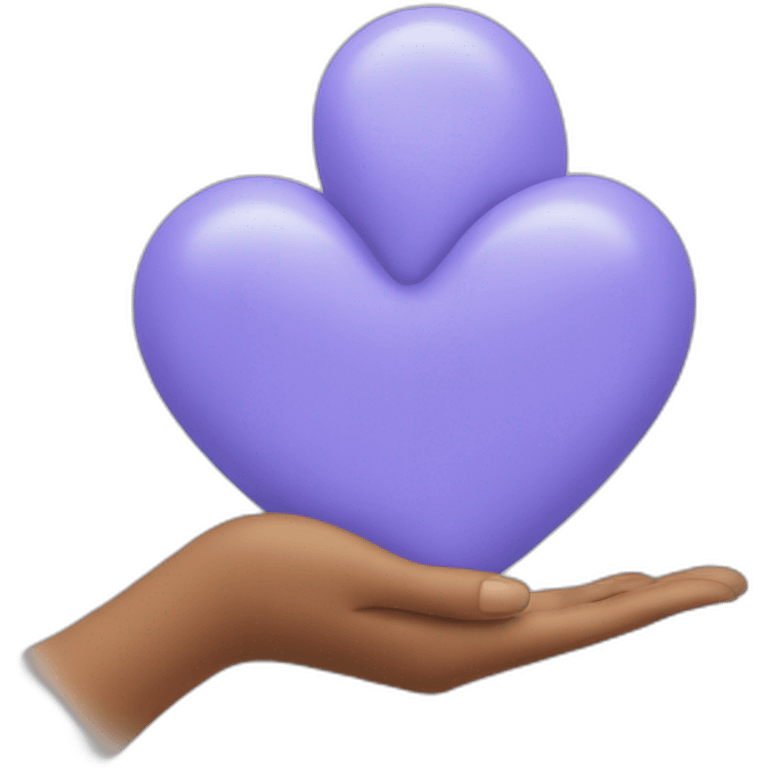 Coeur avec les mains emoji