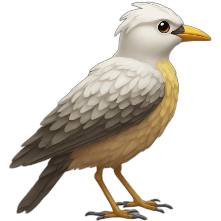 An erosion bird  emoji