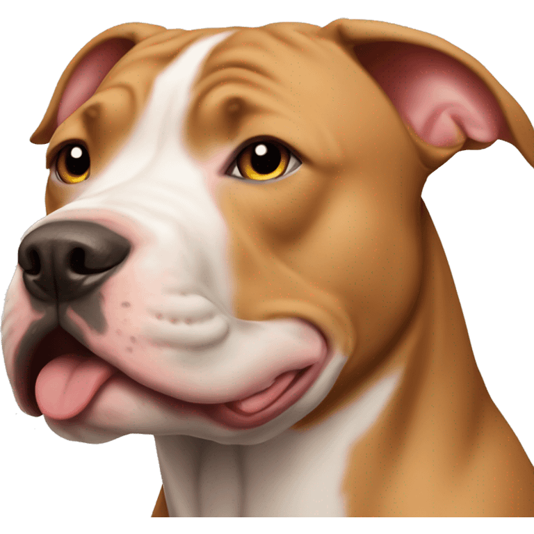 A pitbull emoji