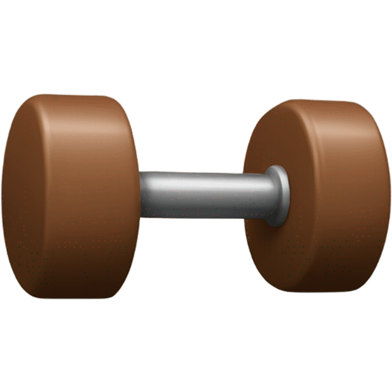 brown dumbbells emoji