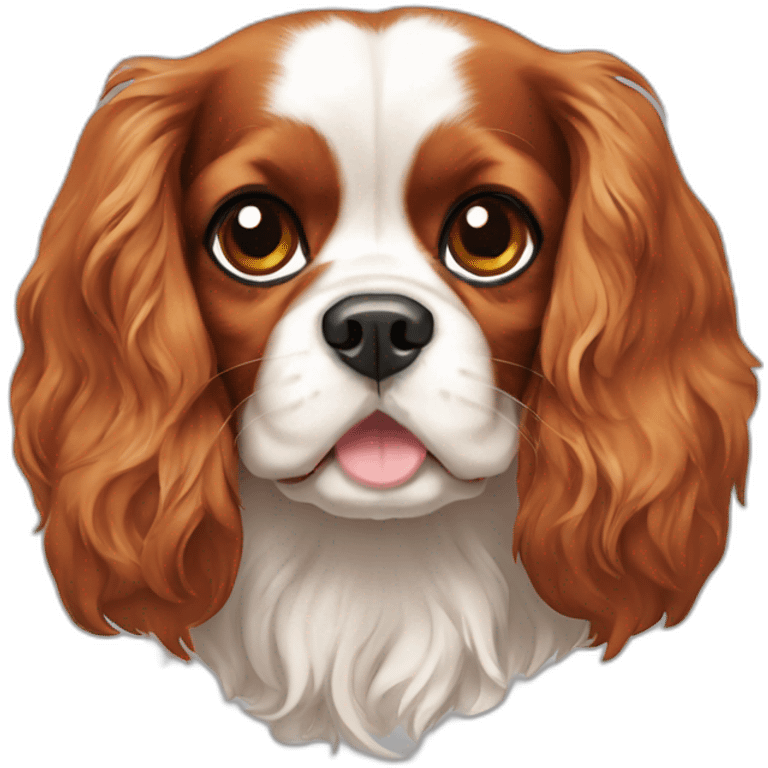 Cavalier king Charles spaniel emoji