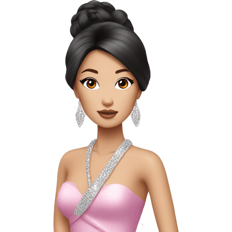 glamorous asian barbie  emoji