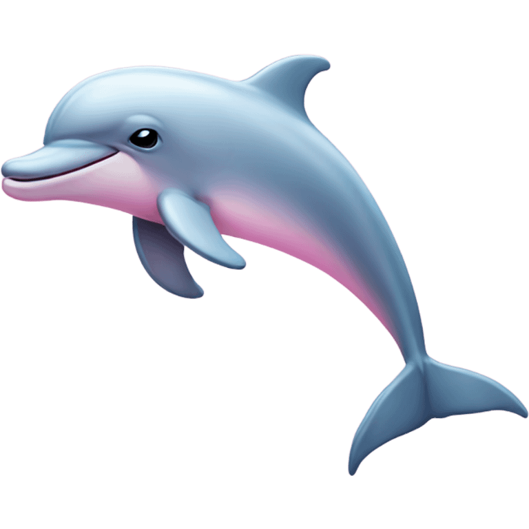 Pastel-pink-colors-dolphin emoji