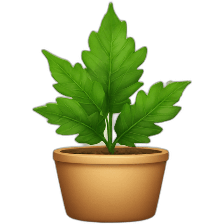 leafs at square pot emoji