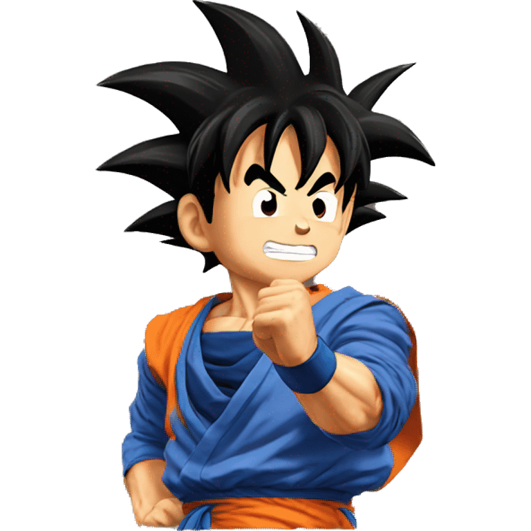 Goku saying phrases emoji