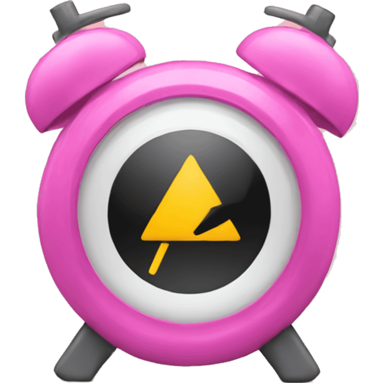 pink alarm emoji