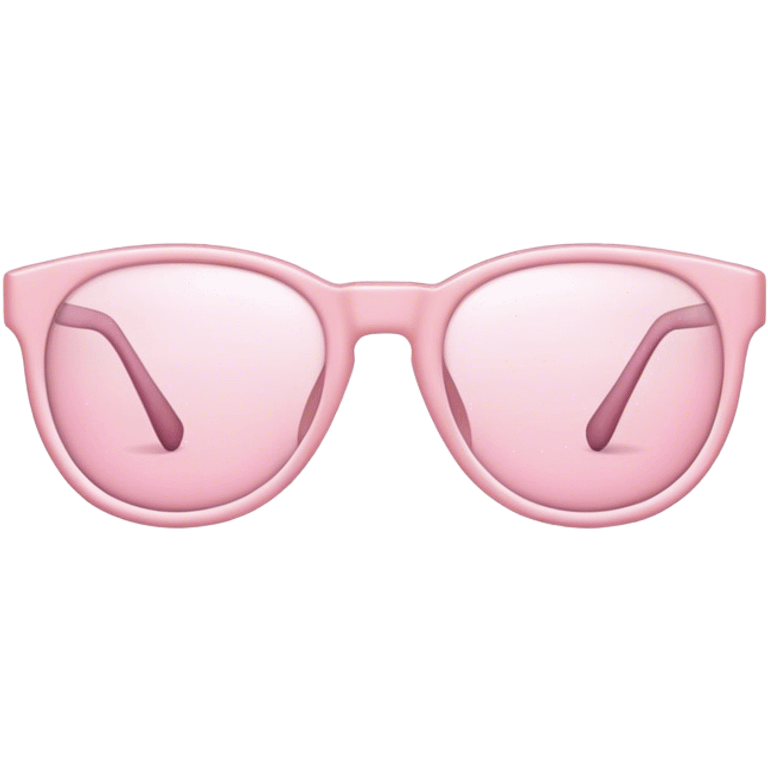 light pink glasses emoji