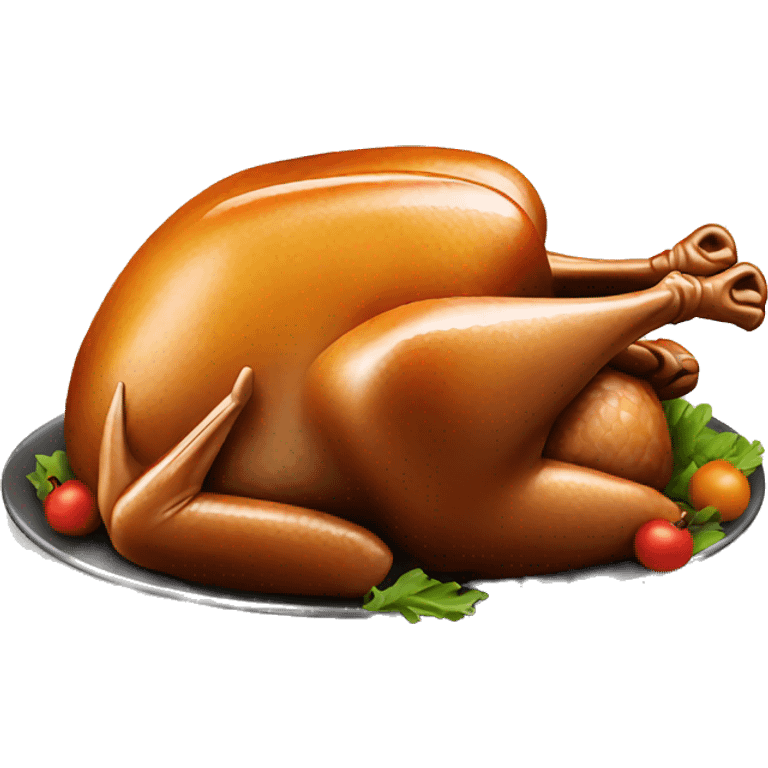 Cooked turkey  emoji