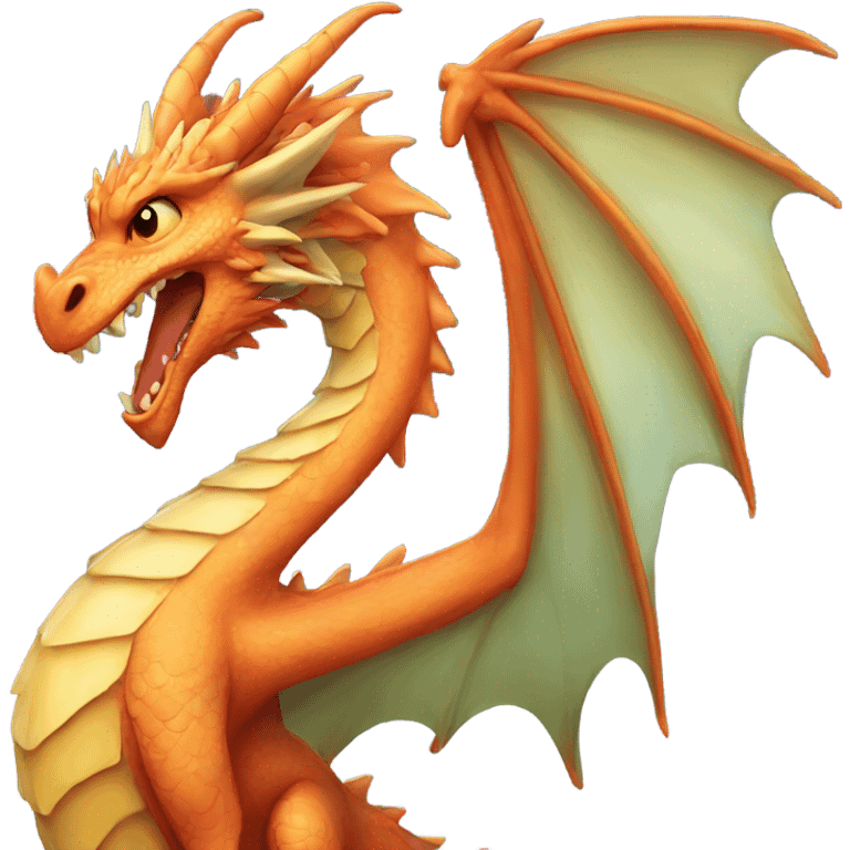 Fourth wing dragon  emoji