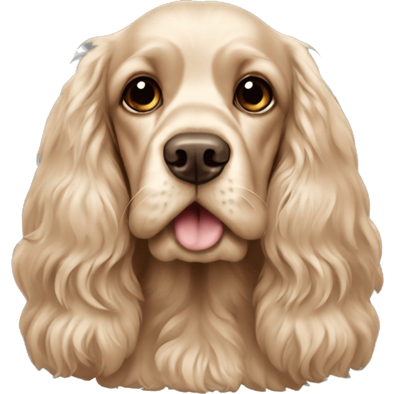 beige English Cocker Spaniel emoji