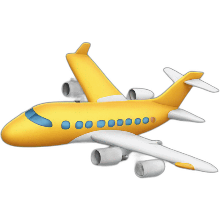 airplane animated emoji