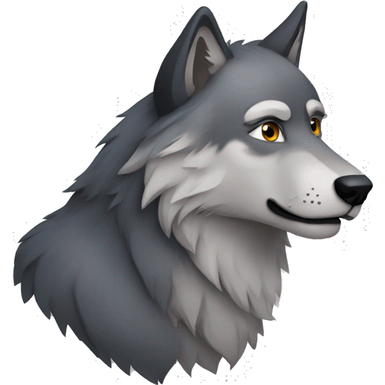 Wolf alpha  emoji