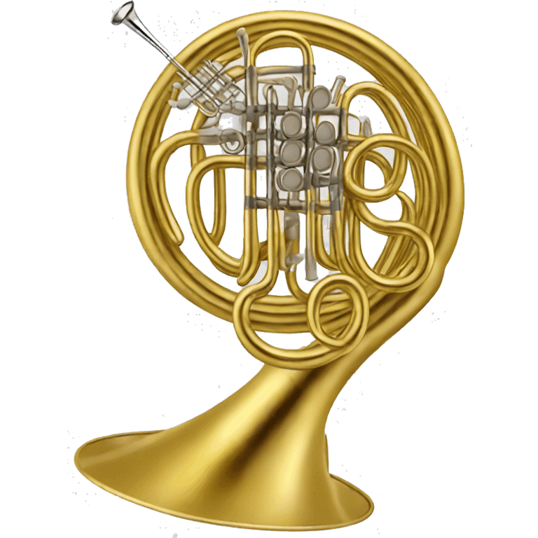 French horn emoji