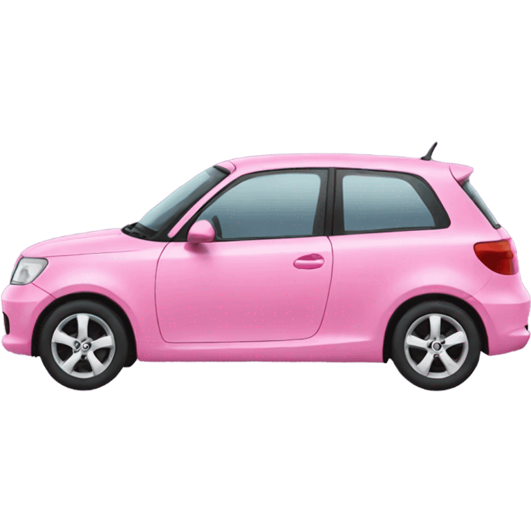 Pink car emoji