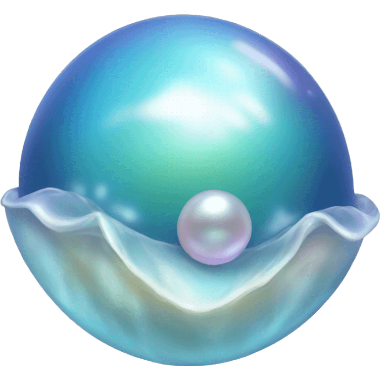 Magical ocean pearl emoji