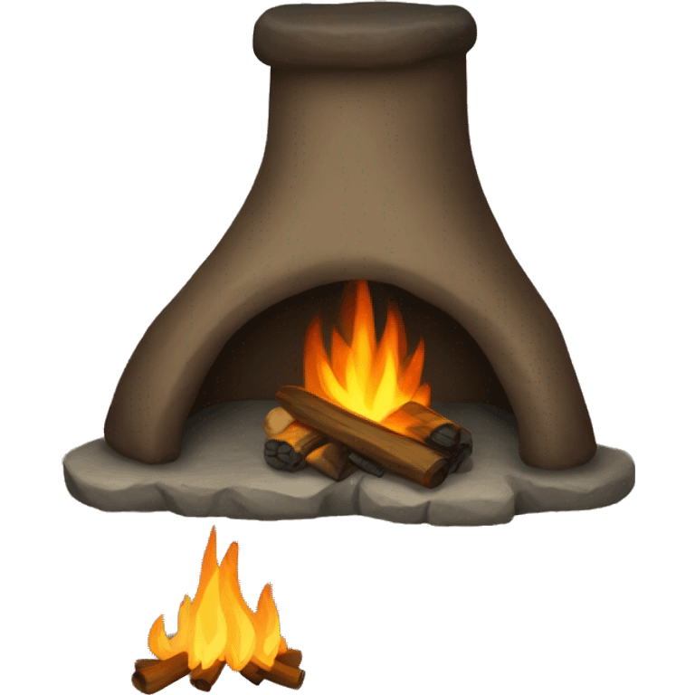 camp fireplace emoji