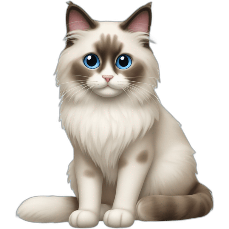 Ragdoll cat emoji