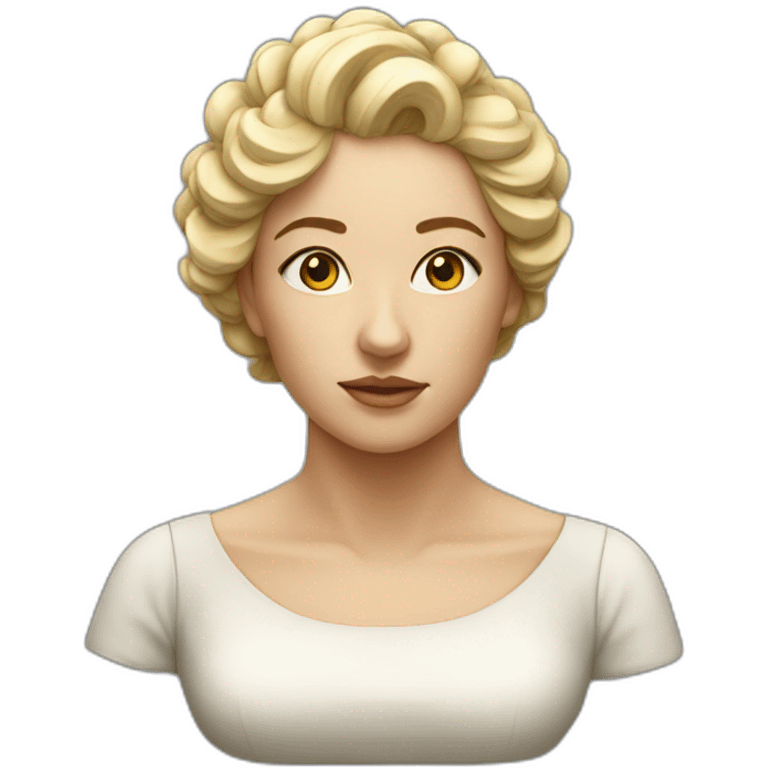 bust woman emoji