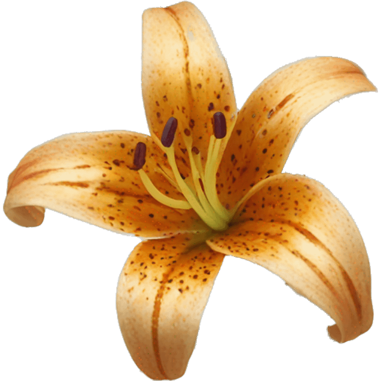 Tiger lily bouquet  emoji