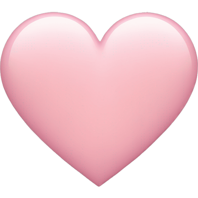 Light pink heart emoji