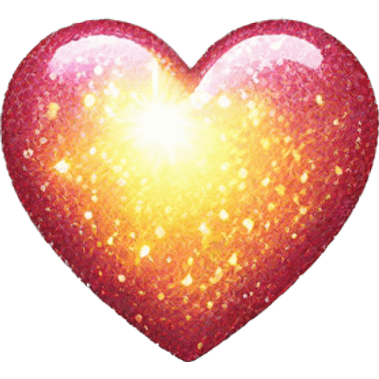 Sparkly heart emoji