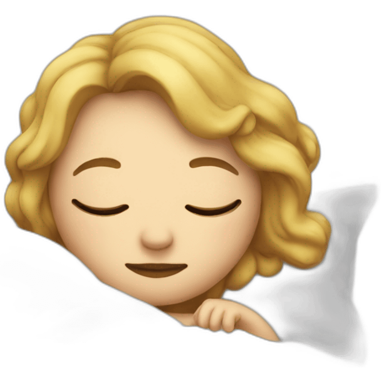 Angèle-sleep emoji