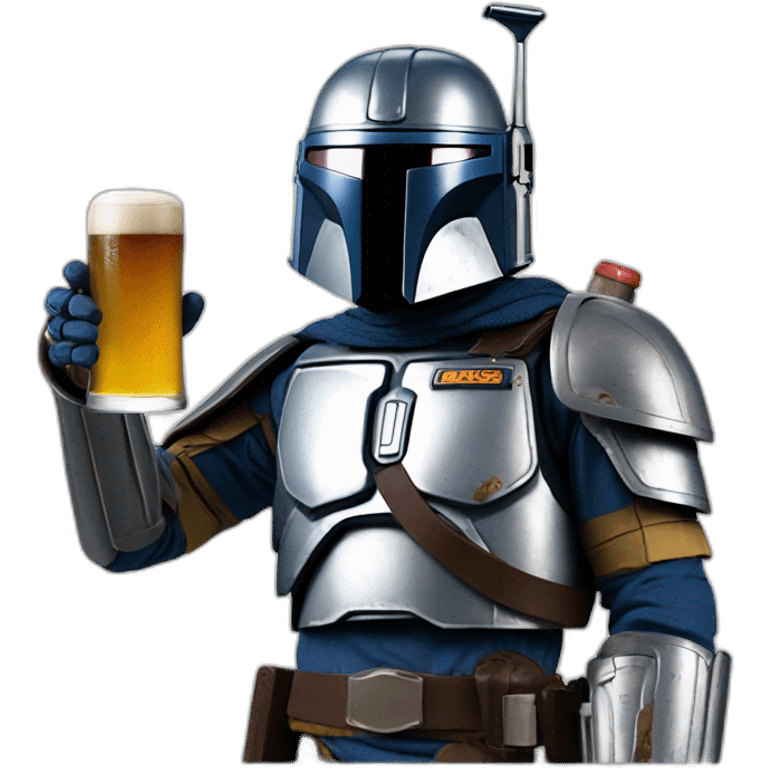 jango fett with beer emoji